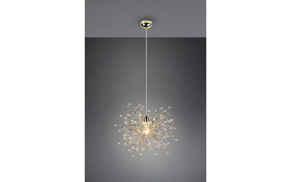 HLW LED Gouden LED Hanglamp Mat Goud - E27 Fitting, Verstelbare LED Lamp