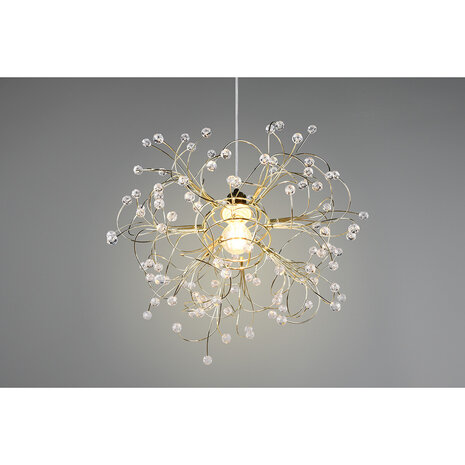 HLW LED Gouden LED Hanglamp Mat Goud - E27 Fitting, Verstelbare LED Lamp