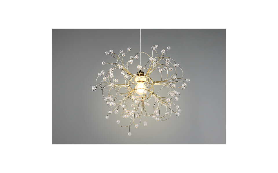 HLW LED Gouden LED Hanglamp Mat Goud - E27 Fitting, Verstelbare LED Lamp