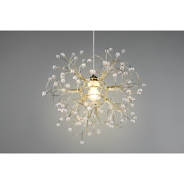 HLW LED Gouden LED Hanglamp Mat Goud - E27 Fitting, Verstelbare LED Lamp