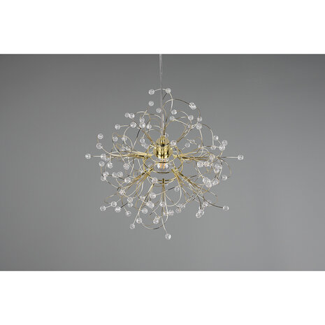 HLW LED Gouden LED Hanglamp Mat Goud - E27 Fitting, Verstelbare LED Lamp