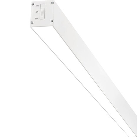 Kozolux Tino 40W LED Hanglamp - Witte Lineaire LED lamp 120cm Daglicht Wit Kozolux Tino 40W LED Hanglamp - Witte Lineaire LED lamp 120cm Daglicht Wit