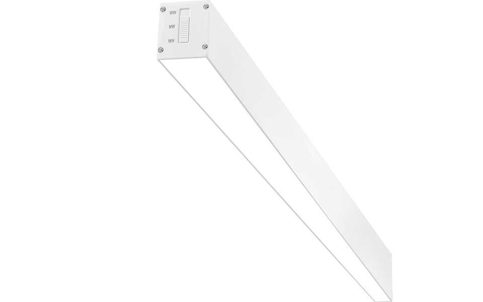 HLW LED Kozolux Tino 40W LED Hanglamp - Witte Lineaire LED lamp 120cm Daglicht Wit
