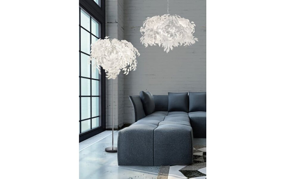 HLW LED LED Hanglamp Trion Lovy - 4-lichts E14 Fitting - Rond Glans Chroom