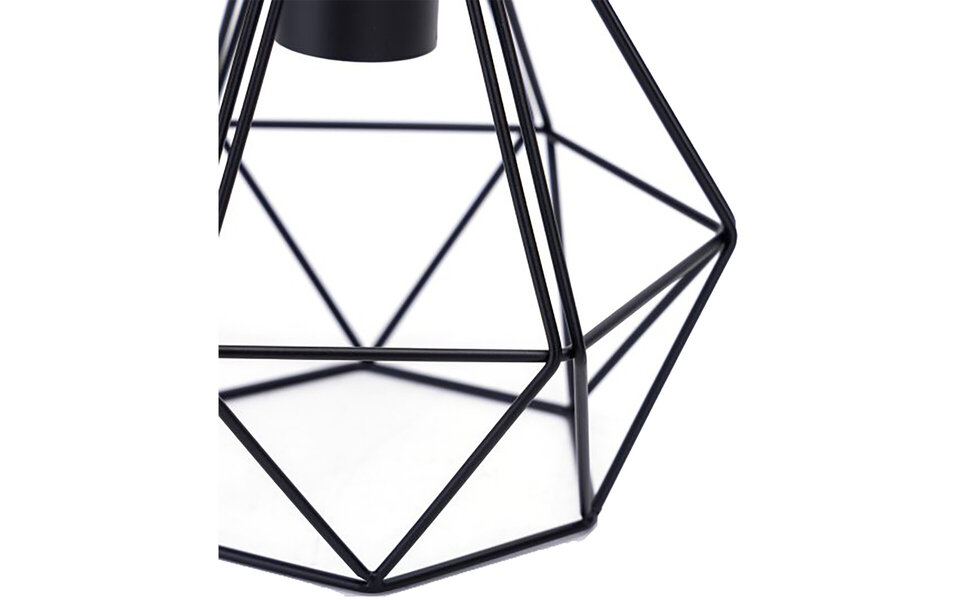 HLW LED LED Hanglamp Aigi Elsa - Klassieke Zwarte LED Hanglamp met E27 Fitting HLW LED LED Hanglamp Aigi Elsa - Klassieke Zwarte LED Hanglamp met E27 Fitting