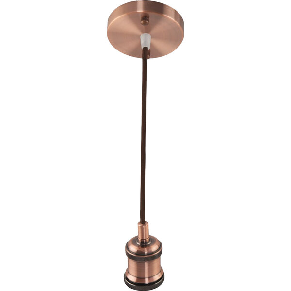 HLW LED Industriële LED Hanglamp Rond in Mat Brons Aluminium - E27, 60W HLW LED Industriële LED Hanglamp Rond in Mat Brons Aluminium - E27, 60W