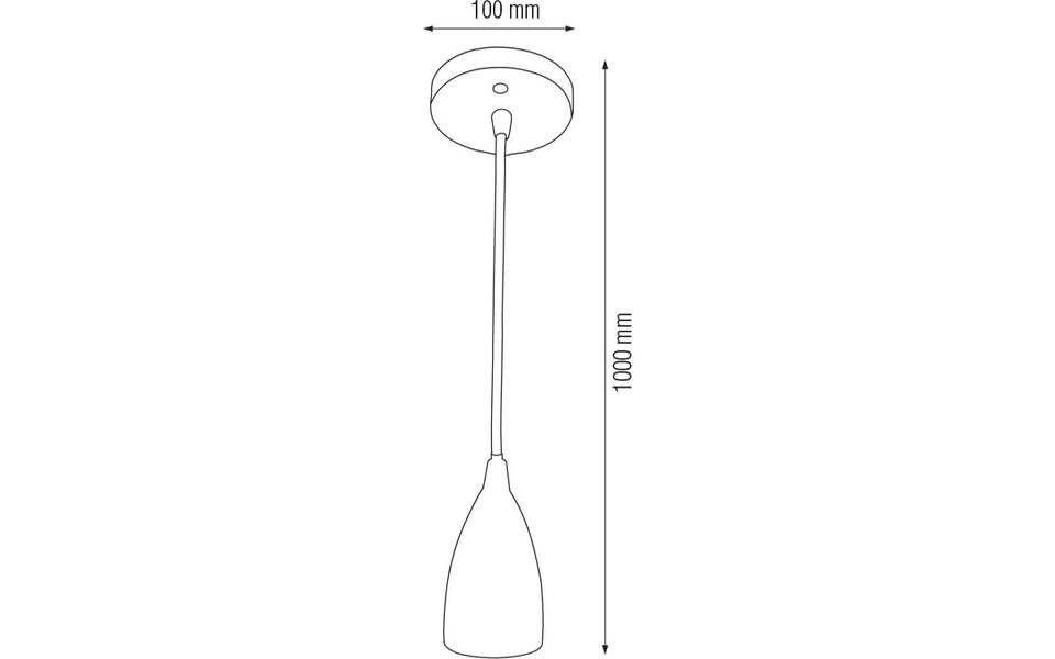 HLW LED Industriële LED Hanglamp Edysa - Ronde Gouden LED Hanglamp E27