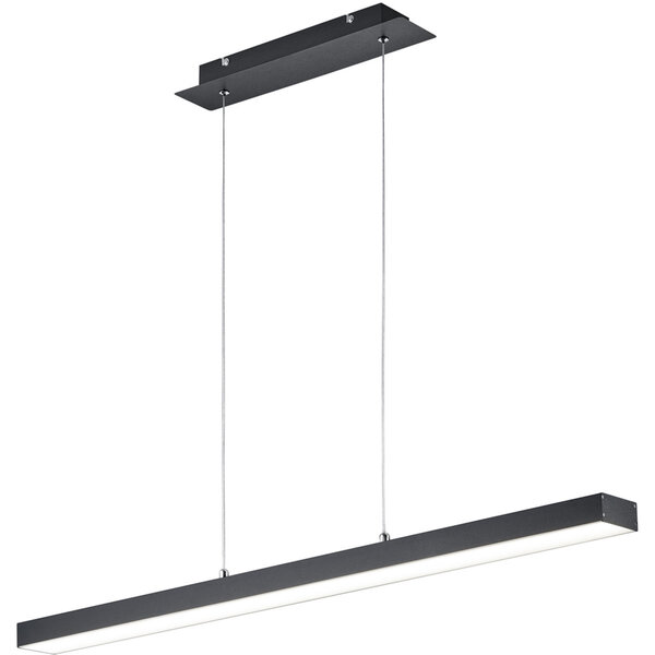 HLW LED 18W Dimbare LED Hanglamp Trion Agina - Mat Zwart, Aluminium, Aanpasbare Kleur HLW LED 18W Dimbare LED Hanglamp Trion Agina - Mat Zwart, Aluminium, Aanpasbare Kleur