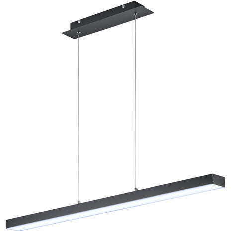 HLW LED 18W Dimbare LED Hanglamp Trion Agina - Mat Zwart, Aluminium, Aanpasbare Kleur HLW LED 18W Dimbare LED Hanglamp Trion Agina - Mat Zwart, Aluminium, Aanpasbare Kleur