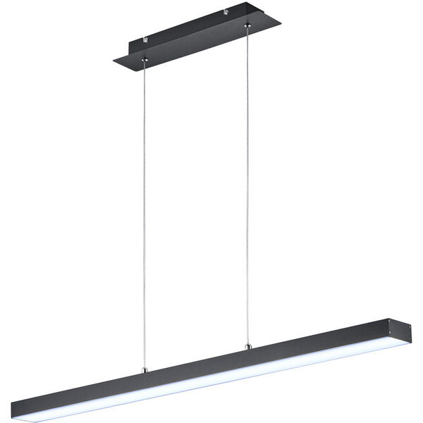 HLW LED 18W Dimbare LED Hanglamp Trion Agina - Mat Zwart, Aluminium, Aanpasbare Kleur HLW LED 18W Dimbare LED Hanglamp Trion Agina - Mat Zwart, Aluminium, Aanpasbare Kleur