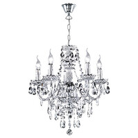 LED lamp Kroonluchter Trion Lucy - 5-lichts Mat Chroom LED lamp Kroonluchter Trion Lucy - 5-lichts Mat Chroom