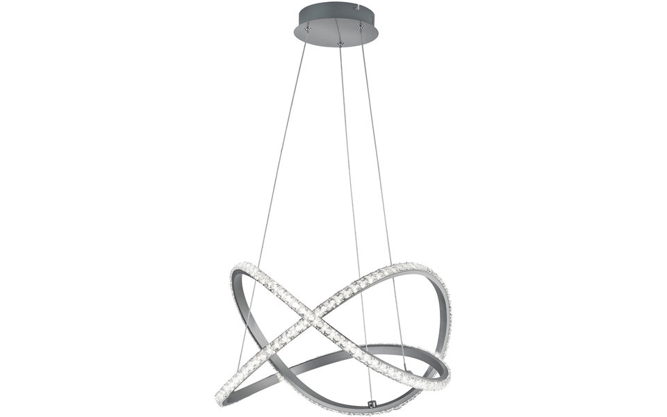 HLW LED Dimbare LED Hanglamp 26W - RGBW, Warm Wit, Mat Grijs Aluminium HLW LED Dimbare LED Hanglamp 26W - RGBW, Warm Wit, Mat Grijs Aluminium