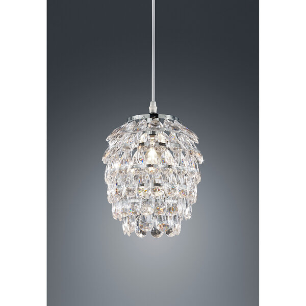 HLW LED LED Hanglamp Trion Pety - Mat Chroom, Aluminium, E14 Fitting HLW LED LED Hanglamp Trion Pety - Mat Chroom, Aluminium, E14 Fitting