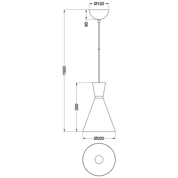 HLW LED LED Hanglamp Trion Ewomi - Modern Mat Nikkel Aluminium, E27 Fitting, Ø20cm