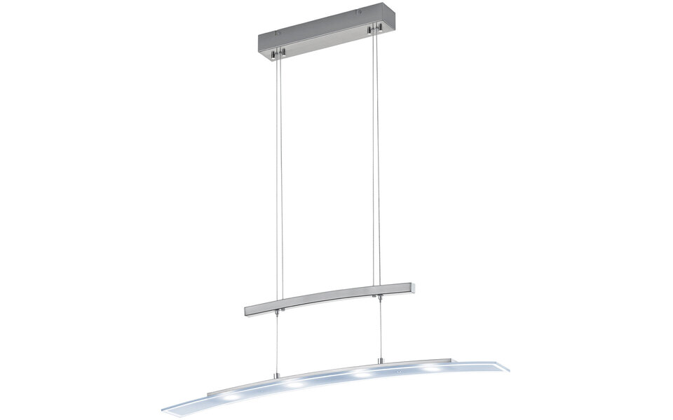 HLW LED Dimbare LED Hanglamp Trion Somas 16W - Mat Nikkel, Aanpasbare Kleur & Aluminium