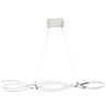 HLW LED LED Hanglamp 45W - Witte LED Lamp met Neutraal Wit Licht (4000K) in Mat Chroom