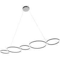 LED Hanglamp 45W - Zwart & Wit - Natuurlijk Wit Neutraal LED Hanglamp 45W - Zwart & Wit - Natuurlijk Wit Neutraal
