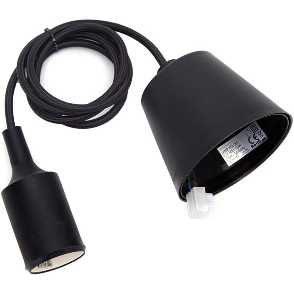 HLW LED LED Hanglamp Aigi Yuka - Stoffen Zwarte LED Hanglamp Rond Mat Zwart HLW LED LED Hanglamp Aigi Yuka - Stoffen Zwarte LED Hanglamp Rond Mat Zwart