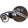 HLW LED Zwarte LED Hanglamp Aigi Sancho - Ronde Aluminium LED Lamp met E27 Fitting