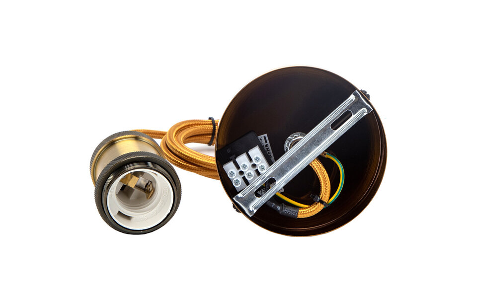 HLW LED Gouden LED Hanglamp Aigi Sancho - Ronde LED lamp, draaibaar & 60W