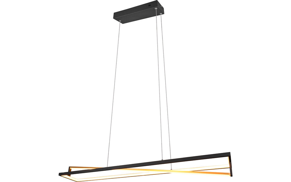 HLW LED Zwarte 35W Dimbare LED Hanglamp Trion Ediyon met Aanpasbare Kleur