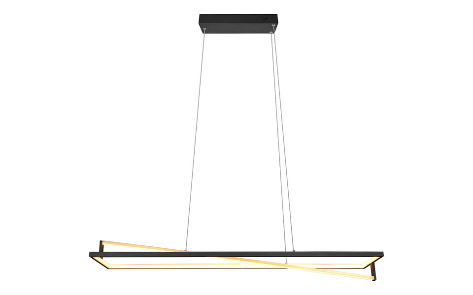 HLW LED Zwarte 35W Dimbare LED Hanglamp Trion Ediyon met Aanpasbare Kleur