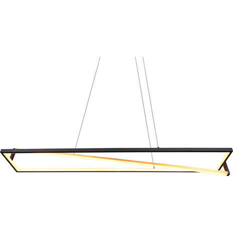 HLW LED Zwarte 35W Dimbare LED Hanglamp Trion Ediyon met Aanpasbare Kleur