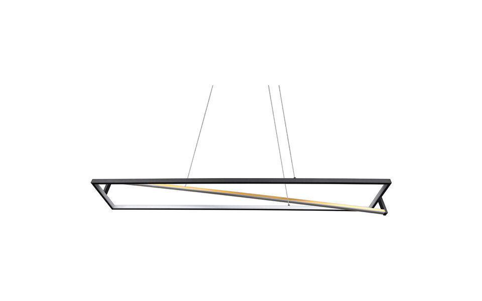 HLW LED Zwarte 35W Dimbare LED Hanglamp Trion Ediyon met Aanpasbare Kleur