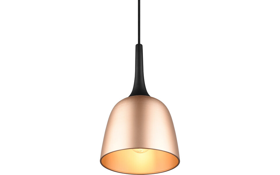 HLW LED Gouden LED Hanglamp Trion Christa - Mat Goud, Aluminium, E27, Ø200mm