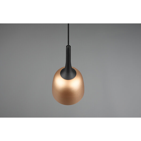 HLW LED Gouden LED Hanglamp Trion Christa - Mat Goud, Aluminium, E27, Ø200mm