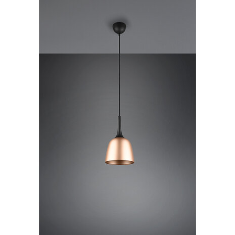 HLW LED Gouden LED Hanglamp Trion Christa - Mat Goud, Aluminium, E27, Ø200mm