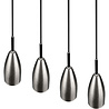 HLW LED LED Hanglamp Farona - 4-lichts Hangverlichting met Mat Nikkel & E14 fitting HLW LED LED Hanglamp Farona - 4-lichts Hangverlichting met Mat Nikkel & E14 fitting