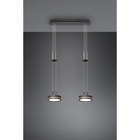 HLW LED Dimbare LED Hanglamp 4W in Wit - Warm Wit Licht, Stijlvol & Energiezuinig