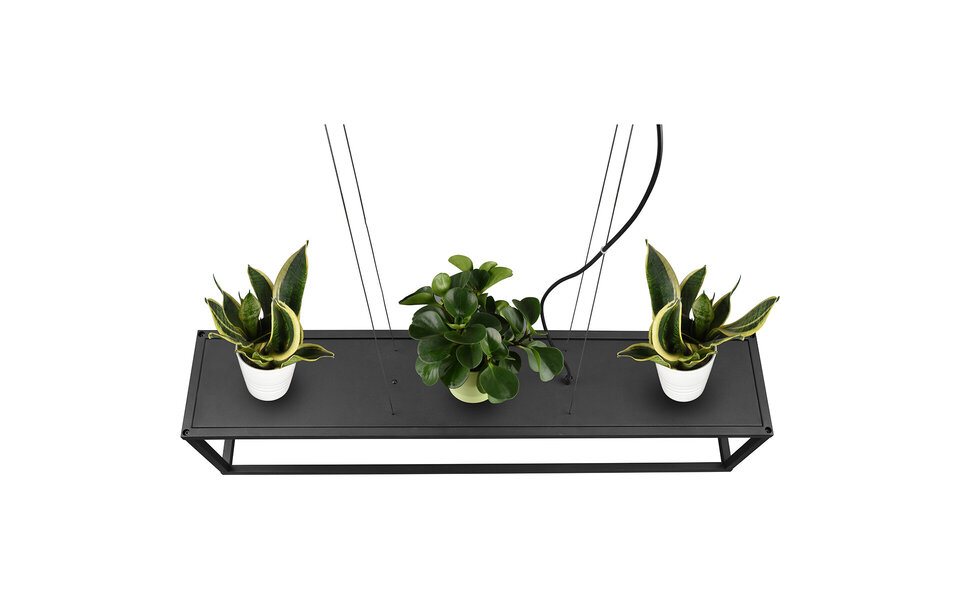 HLW LED Zwarte LED Hanglamp Trion Kandin - 4-lichts, Mat Zwart Aluminium, E27 Fitting HLW LED Zwarte LED Hanglamp Trion Kandin - 4-lichts, Mat Zwart Aluminium, E27 Fitting