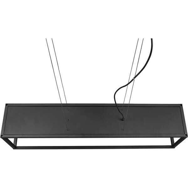 HLW LED Zwarte LED Hanglamp Trion Kandin - 4-lichts, Mat Zwart Aluminium, E27 Fitting