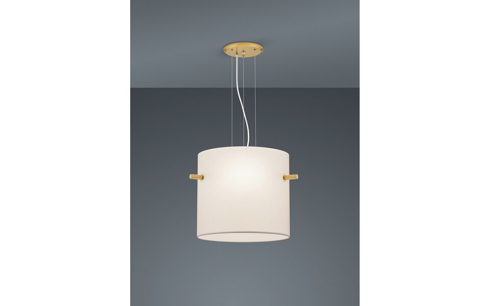 HLW LED Gouden LED Hanglamp - Mat Goud Aluminium met 3 E27 Lichtpunten HLW LED Gouden LED Hanglamp - Mat Goud Aluminium met 3 E27 Lichtpunten