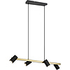 LED Hanglamp Trion Milona - Zwart/Goud - 4-lichts LED lamp LED Hanglamp Trion Milona - Zwart/Goud - 4-lichts LED lamp