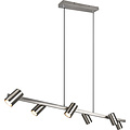 LED Hanglamp Trion Milona – 6-lichts Rond Mat Nikkel met GU10 Fitting
