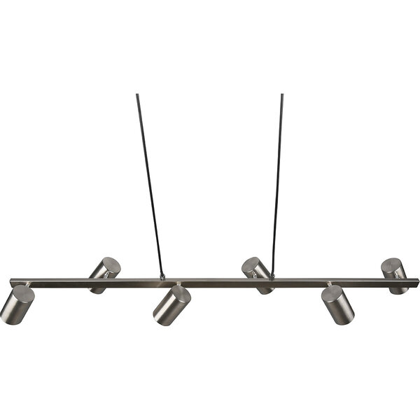 HLW LED LED Hanglamp Trion Milona – 6-lichts Rond Mat Nikkel met GU10 Fitting HLW LED LED Hanglamp Trion Milona – 6-lichts Rond Mat Nikkel met GU10 Fitting