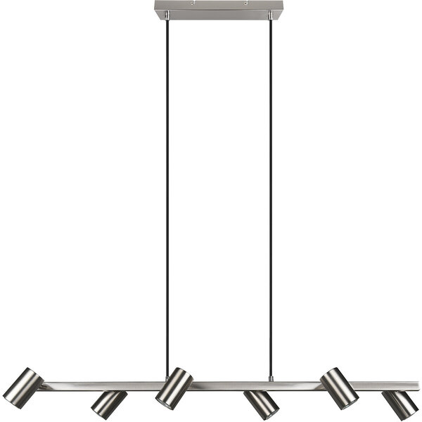 HLW LED LED Hanglamp Trion Milona – 6-lichts Rond Mat Nikkel met GU10 Fitting HLW LED LED Hanglamp Trion Milona – 6-lichts Rond Mat Nikkel met GU10 Fitting