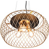 HLW LED Zwarte & Gouden LED Hanglamp Trion Tymon - 3-lichts E27, Verstelbaar HLW LED Zwarte & Gouden LED Hanglamp Trion Tymon - 3-lichts E27, Verstelbaar