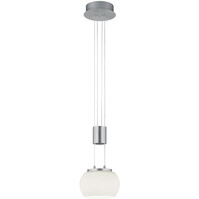 Dimbare Witte LED Hanglamp 8W - Warm Wit, Mat Nikkel Dimbare Witte LED Hanglamp 8W - Warm Wit, Mat Nikkel