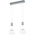 Witte Dimbare LED Hanglamp 16W - Warm Wit 3000K | Trion Maliba