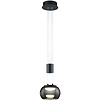 Dimbare LED Hanglamp 8W - Mat Zwart & Warm Wit Licht