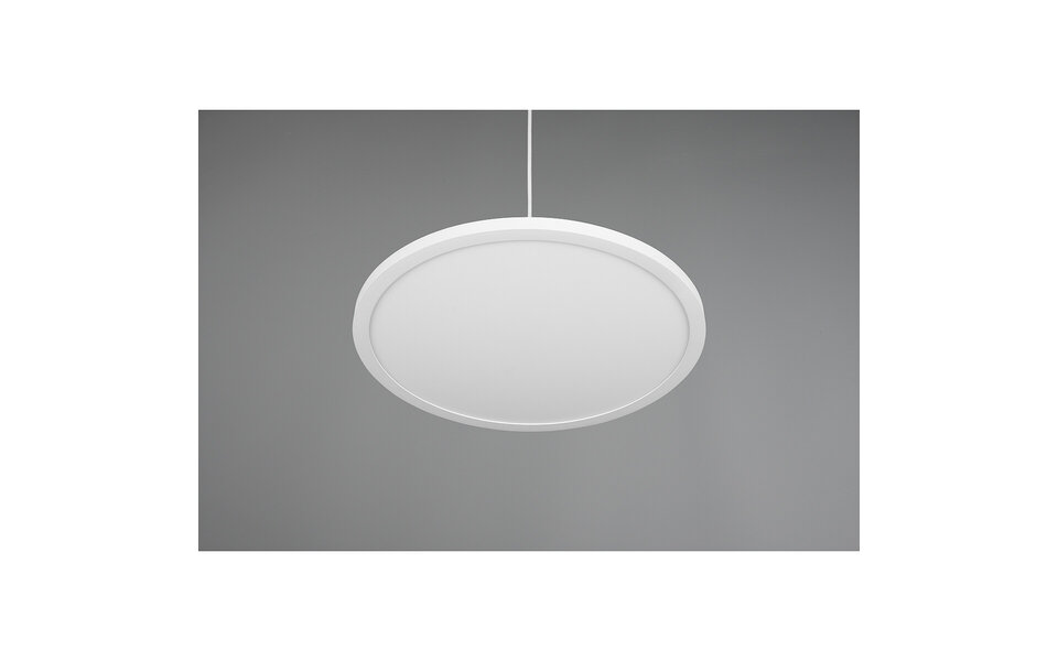 HLW LED Witte Dimbare LED Hanglamp 29W met Neutraal Wit Licht – Modern & Verstelbaar