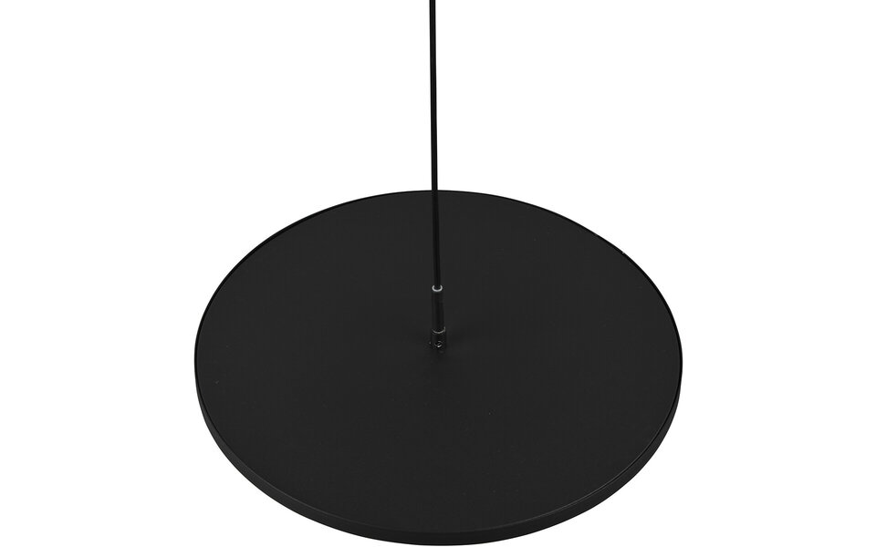 HLW LED Dimbare LED Hanglamp 29W - Mat Zwart & Wit, Warm Wit 3000K, Modern Design