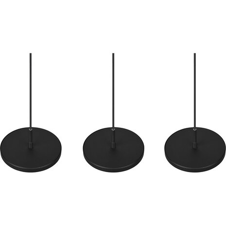 HLW LED Dimbare LED Hanglamp 30W - Zwarte & Witte LED Lamp met Warm Wit Licht HLW LED Dimbare LED Hanglamp 30W - Zwarte & Witte LED Lamp met Warm Wit Licht