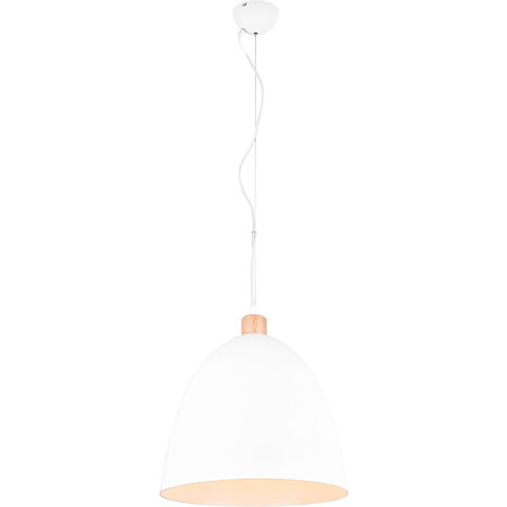 Witte LED Hanglamp Trion Jaguar - Mat Wit Aluminium - 60W LED E27