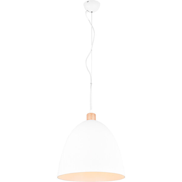 HLW LED Witte LED Hanglamp Trion Jaguar - Mat Wit Aluminium - 60W LED E27