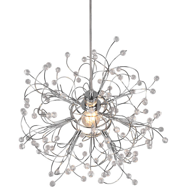 HLW LED LED Hanglamp Trion Guston - Mat Chroom, Aluminium, E27 Fitting, Verstelbaar